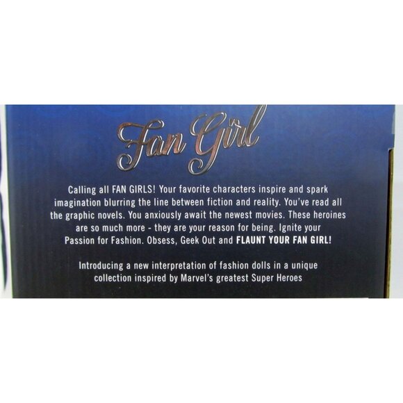 Madame Alexander Collection Marvel Fan Girl Captain America 13 inch Doll - Picture 4 of 8